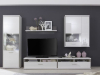MCA Furniture Trento Wohnkombination III mit 2er LED Spot weiß - TRE83W03,07022ZB