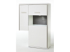 MCA Furniture Trento Anstell-Highboard R mit 1er LED Spot weiß - TRE83T23,07021ZB