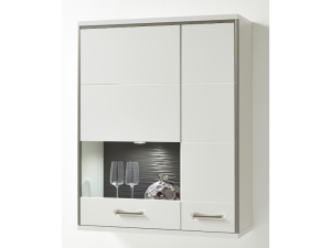 MCA Furniture Trento Hängeelement R mit 1er LED Spot weiß - TRE83T41,07021ZB
