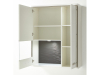 MCA Furniture Trento Hängeelement R mit 1er LED Spot weiß - TRE83T41,07021ZB