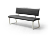 MCA Furniture Pescara Sitzbank I mit Rückenlehne und Griffleiste