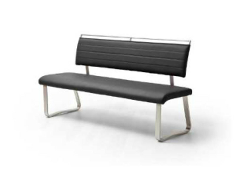 MCA Furniture Pescara Sitzbank II mit Rückenlehne und Griffleiste